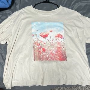 Old navy flower shirt
